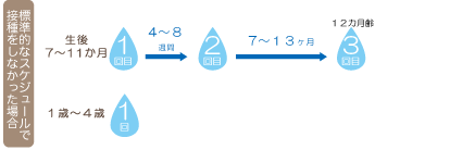 ヒブ肺炎球菌標準外スケジュール